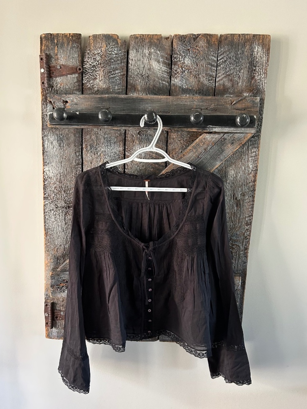 Women's Free People Blouse Black
